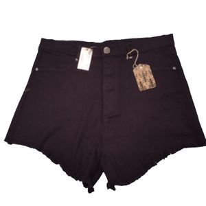 COC Black denim cutoffs
